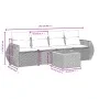 Garden sofa set with cushions 5 pieces beige synthetic rattan by , Garden sets - Ref: Foro24-3257213, Price: 387,15 €, Discou...