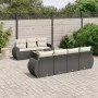 8-piece garden sofa set and black synthetic rattan cushions by , Garden sets - Ref: Foro24-3257239, Price: 526,31 €, Discount: %