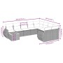 Gartensofa-Set mit beigen Kissen, 10-teilig, synthetisches Rattan von , Gartensets - Ref: Foro24-3257501, Preis: 663,43 €, Ra...