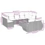 Garden sofa set with beige cushions 10 pieces synthetic rattan by , Garden sets - Ref: Foro24-3257486, Price: 719,18 €, Disco...