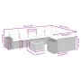 10-piece garden sofa set with gray synthetic rattan cushions by , Garden sets - Ref: Foro24-3257936, Price: 623,53 €, Discoun...