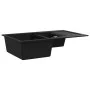 Küchenspüle mit 2 schwarzen Granitschüsseln von , Sinkt - Ref: Foro24-142950, Preis: 203,84 €, Rabatt: %