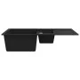 Küchenspüle mit 2 schwarzen Granitschüsseln von , Sinkt - Ref: Foro24-142950, Preis: 203,84 €, Rabatt: %