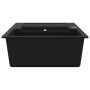 Küchenspüle mit 2 schwarzen Granitschüsseln von , Sinkt - Ref: Foro24-142950, Preis: 207,26 €, Rabatt: %