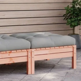 Gartenhocker mit Kissen aus massivem Douglasienholz von , Modulare Sofas für den Außenbereich - Ref: Foro24-838167, Preis: 74...