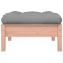 Gartenhocker mit Kissen aus massivem Douglasienholz von , Modulare Sofas für den Außenbereich - Ref: Foro24-838167, Preis: 74...