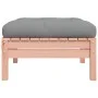 Gartenhocker mit Kissen aus massivem Douglasienholz von , Modulare Sofas für den Außenbereich - Ref: Foro24-838167, Preis: 74...