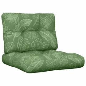 Cushions for pallets 2 units leaf print fabric by , Cushions for chairs and sofas - Ref: Foro24-360686, Price: 49,65 €, Disco...
