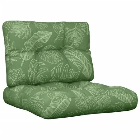 Cushions for pallets 2 units leaf print fabric by , Cushions for chairs and sofas - Ref: Foro24-360686, Price: 49,65 €, Disco...
