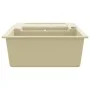 Granite kitchen sink with two beige bowls by , Sinks - Ref: Foro24-144858, Price: 196,33 €, Discount: %