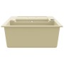 Küchenspüle aus Granit mit zwei beigen Becken von , Sinkt - Ref: Foro24-144858, Preis: 192,46 €, Rabatt: %