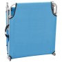 Klappbare Liege aus Stahl und türkisblauem Stoff von , Liegen - Ref: Foro24-310329, Preis: 73,34 €, Rabatt: %