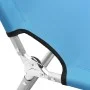 Klappbare Liege aus Stahl und türkisblauem Stoff von , Liegen - Ref: Foro24-310329, Preis: 59,39 €, Rabatt: %