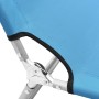 Klappbare Liege aus Stahl und türkisblauem Stoff von , Liegen - Ref: Foro24-310329, Preis: 73,34 €, Rabatt: %