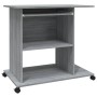 Escritorio de madera contrachapada gris Sonoma 80x50x75 cm de , Escritorios - Ref: Foro24-815544, Precio: 72,98 €, Descuento: %