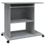 Escritorio de madera contrachapada gris Sonoma 80x50x75 cm de , Escritorios - Ref: Foro24-815544, Precio: 73,07 €, Descuento: %
