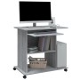 Escritorio de madera contrachapada gris Sonoma 80x50x75 cm de , Escritorios - Ref: Foro24-815544, Precio: 72,98 €, Descuento: %