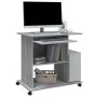 Escritorio de madera contrachapada gris Sonoma 80x50x75 cm de , Escritorios - Ref: Foro24-815544, Precio: 73,07 €, Descuento: %