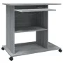 Escritorio de madera contrachapada gris Sonoma 80x50x75 cm de , Escritorios - Ref: Foro24-815544, Precio: 73,07 €, Descuento: %