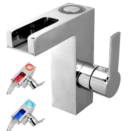 SCHÜTTE Grifo monomando de lavabo con caño en cascada ORINOCO de SCHÜTTE, Grifos - Ref: Foro24-425798, Precio: 104,69 €, Desc...