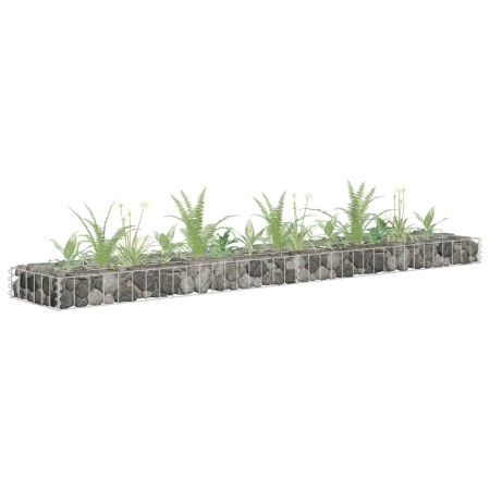 Gabionenbett aus verzinktem Stahl, 180 x 30 x 10 cm von , Töpfe und Pflanzgefäße - Ref: Foro24-145632, Preis: 26,70 €, Rabatt: %
