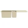 Fregadero de cocina de granito con dos senos beige de , Fregaderos - Ref: Foro24-144854, Precio: 281,39 €, Descuento: %