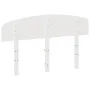 Solid white pine wood bed headboard 120 cm by , Headboards and footboards - Ref: Foro24-842511, Price: 47,63 €, Discount: %
