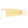 Automatic awning LED blinds wind sensor 6x3 m by , Awnings - Ref: Foro24-3069373, Price: 937,73 €, Discount: %