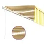 Automatic awning LED blinds wind sensor 6x3 m by , Awnings - Ref: Foro24-3069373, Price: 801,04 €, Discount: %