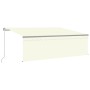 Manuell ausfahrbare Markise mit cremefarbenem Rollo 4,5 x 3 m von , Markisen - Ref: Foro24-3069437, Preis: 438,14 €, Rabatt: %
