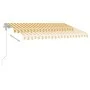 Automatische Markise LED-Windsensor gelb weiß 300x250cm von , Markisen - Ref: Foro24-3069513, Preis: 593,58 €, Rabatt: %
