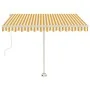 Automatische Markise LED-Windsensor gelb weiß 300x250cm von , Markisen - Ref: Foro24-3069513, Preis: 593,58 €, Rabatt: %