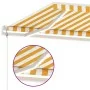 Automatische Markise LED-Windsensor gelb weiß 300x250cm von , Markisen - Ref: Foro24-3069513, Preis: 593,58 €, Rabatt: %