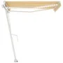 Automatische Markise LED-Windsensor gelb weiß 300x250cm von , Markisen - Ref: Foro24-3069513, Preis: 593,58 €, Rabatt: %