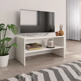 Weißer TV-Schrank aus Sperrholz, 80 x 40 x 40 cm von vidaXL, TV-Möbel - Ref: Foro24-800054, Preis: 44,94 €, Rabatt: %