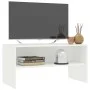White plywood TV cabinet 80x40x40 cm by vidaXL, TV Furniture - Ref: Foro24-800054, Price: 44,94 €, Discount: %