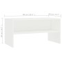 Weißer TV-Schrank aus Sperrholz, 80 x 40 x 40 cm von vidaXL, TV-Möbel - Ref: Foro24-800054, Preis: 45,60 €, Rabatt: %