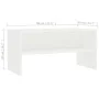White plywood TV cabinet 80x40x40 cm by vidaXL, TV Furniture - Ref: Foro24-800054, Price: 44,94 €, Discount: %