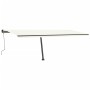 Manuell einziehbare Markise mit cremefarbenem LED-Licht 600 x 350 cm von , Markisen - Ref: Foro24-3069882, Preis: 740,51 €, R...