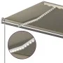 Manual retractable awning with cream LED light 600x350 cm by , Awnings - Ref: Foro24-3069882, Price: 715,29 €, Discount: %