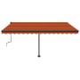 Orange und braune manuell einziehbare Fußmarkise 450x350 cm von , Markisen - Ref: Foro24-3069840, Preis: 551,76 €, Rabatt: %