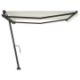 Cremefarbene manuell ausziehbare Fußmarkise 450 x 350 cm von , Markisen - Ref: Foro24-3069837, Preis: 537,74 €, Rabatt: %