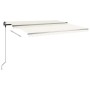 Cremefarbene manuell ausziehbare Fußmarkise 450 x 350 cm von , Markisen - Ref: Foro24-3069837, Preis: 537,74 €, Rabatt: %