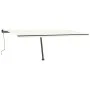 Cremefarbene manuell ausziehbare Fußmarkise 600 x 350 cm von , Markisen - Ref: Foro24-3069877, Preis: 693,54 €, Rabatt: %