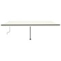 Cremefarbene manuell ausziehbare Fußmarkise 600 x 350 cm von , Markisen - Ref: Foro24-3069877, Preis: 707,84 €, Rabatt: %