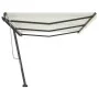 Cremefarbene manuell ausziehbare Fußmarkise 600 x 350 cm von , Markisen - Ref: Foro24-3069877, Preis: 693,54 €, Rabatt: %