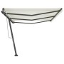 Cremefarbene manuell ausziehbare Fußmarkise 600 x 350 cm von , Markisen - Ref: Foro24-3069877, Preis: 707,84 €, Rabatt: %