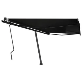 Manuell ausziehbare Fußmarkise Anthrazitgrau 450x300 cm von , Markisen - Ref: Foro24-3069759, Preis: 458,92 €, Rabatt: %