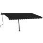 Manuell ausziehbare Fußmarkise Anthrazitgrau 450x300 cm von , Markisen - Ref: Foro24-3069759, Preis: 483,83 €, Rabatt: %