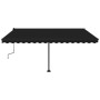 Toldo de pie retráctil manual gris antracita 450x300 cm de , Toldos - Ref: Foro24-3069759, Precio: 483,83 €, Descuento: %